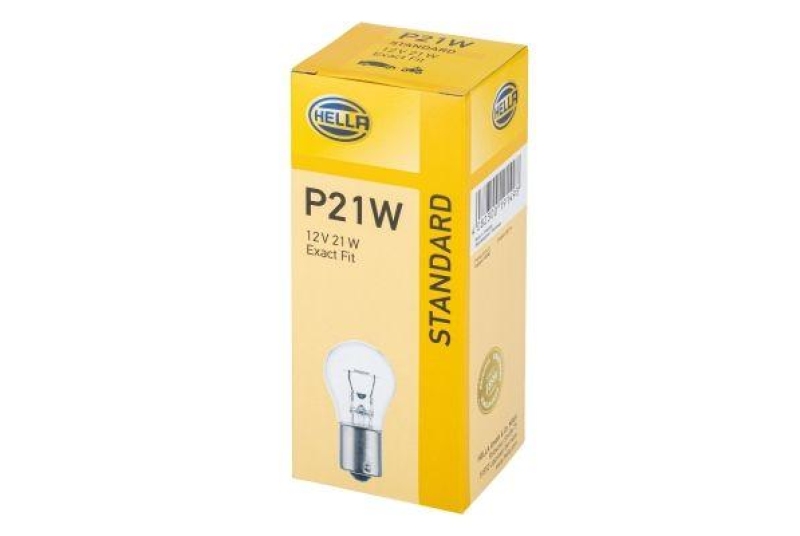 HELLA 8GA 002 073-281 Glühlampe P21W 12V 21W BA15