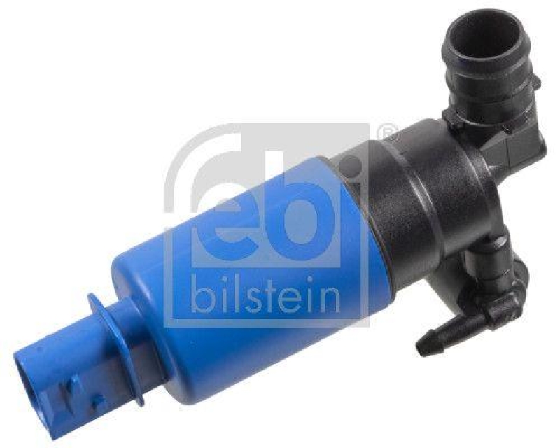 FEBI BILSTEIN 181987 Waschwasserpumpe für Scheiben- und Scheinwerferreinigungsanlage, mit Dichtring für Volvo