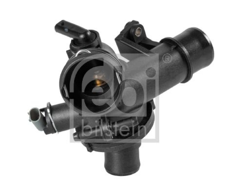 FEBI BILSTEIN 108840 Thermostat mit Thermostatgehäuse, Sensor und Dichtring für Mercedes-Benz