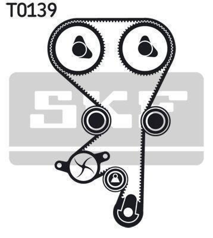 SKF VKMC 05156-2 Wasserpumpe + Zahnriemensatz