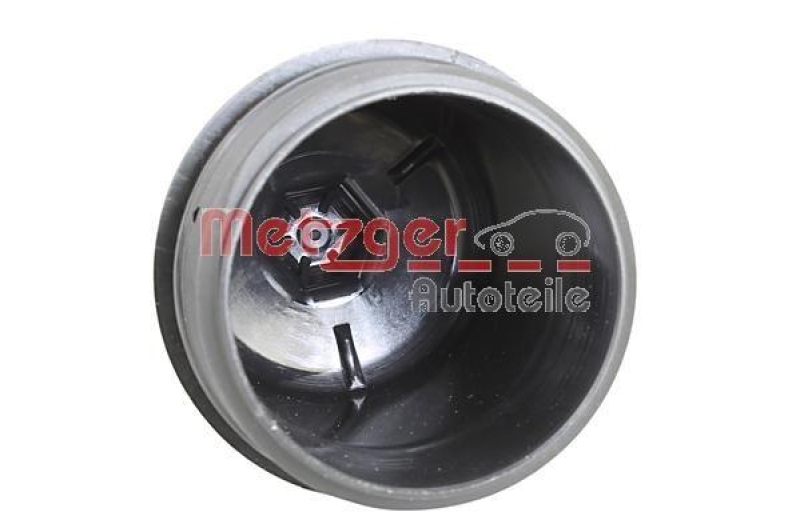 METZGER 2370034 Deckel, Ölfiltergehäuse für AUDI/SEAT/SKODA/VW