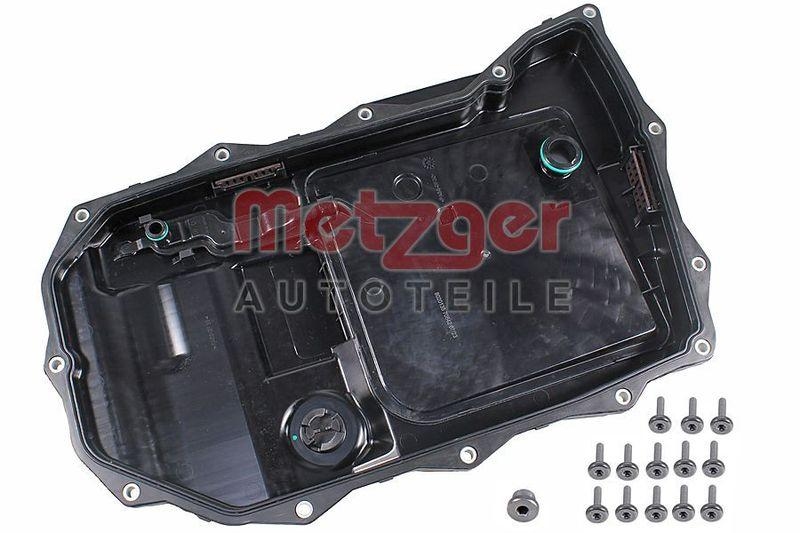 METZGER 8020135 Ölwanne, Automatikgetriebe für AUDI/VW MIT FILTER/DICHTUNG/SCHRAUBEN