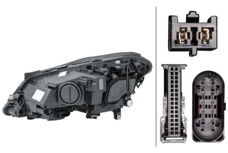 HELLA 1EX 011 091-721 Heckscheinwerfer rechts Hybrid MB