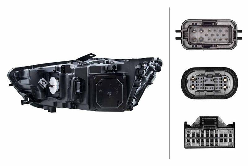 HELLA 1EX 011 151-461 Heckscheinwerfer rechts LED AUDI