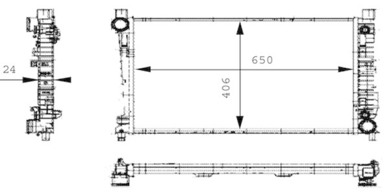 MAHLE CR 387 000P Kühler Motorkühlung