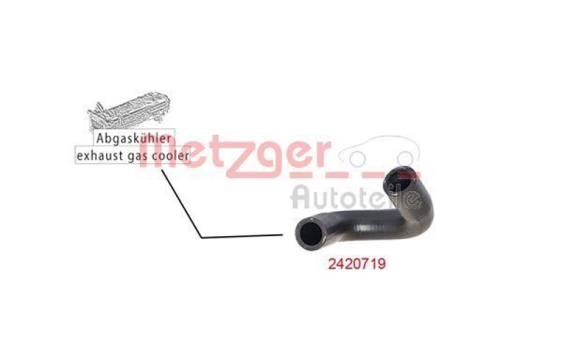 METZGER 2420719 Kühlerschlauch für CITROEN/FIAT/MINI/PEUGEOT/TOYOTA