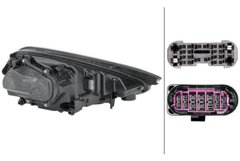 HELLA 1EX 011 745-151 Heckscheinwerfer links LED PORSCHE