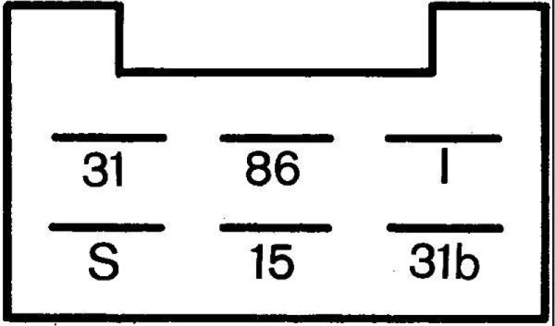 HELLA 5WG 002 450-297 Relais, Wisch-Intervall 24V, 6-polig