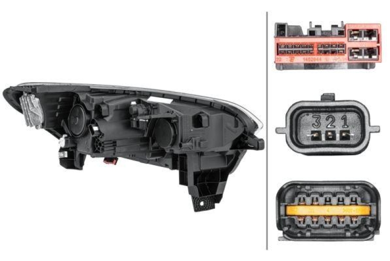 HELLA 1EX 011 770-451 Heckscheinwerfer links LED RENAULT