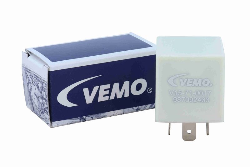 VEMO V15-71-0017 Relais, Kraftstoffpumpe 12V, 5 Pins, 30A, Relaisnummer 30 für VW