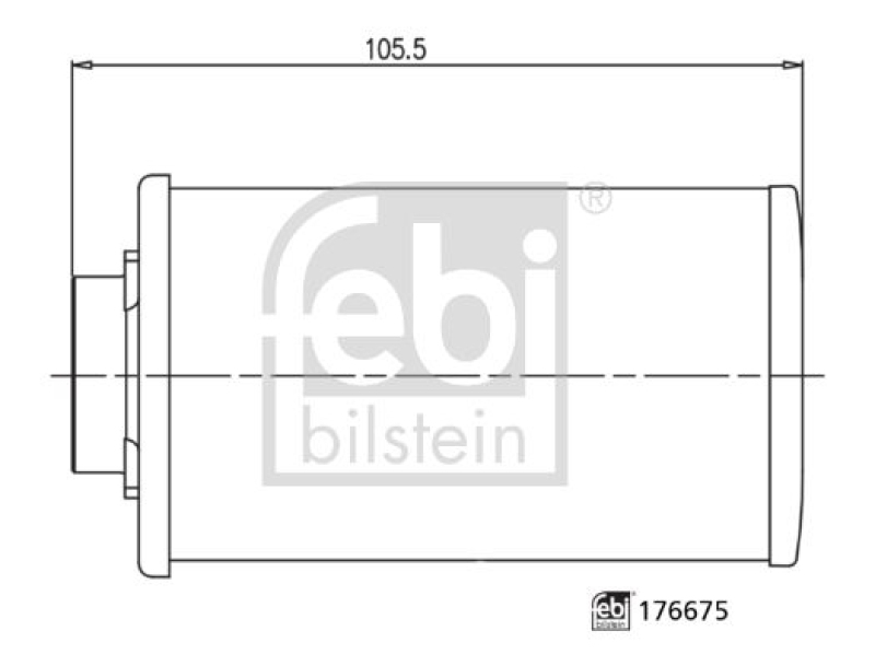 FEBI BILSTEIN 176675 Getriebeölfilter für Direktschaltgetriebe, mit Dichtring für BMW