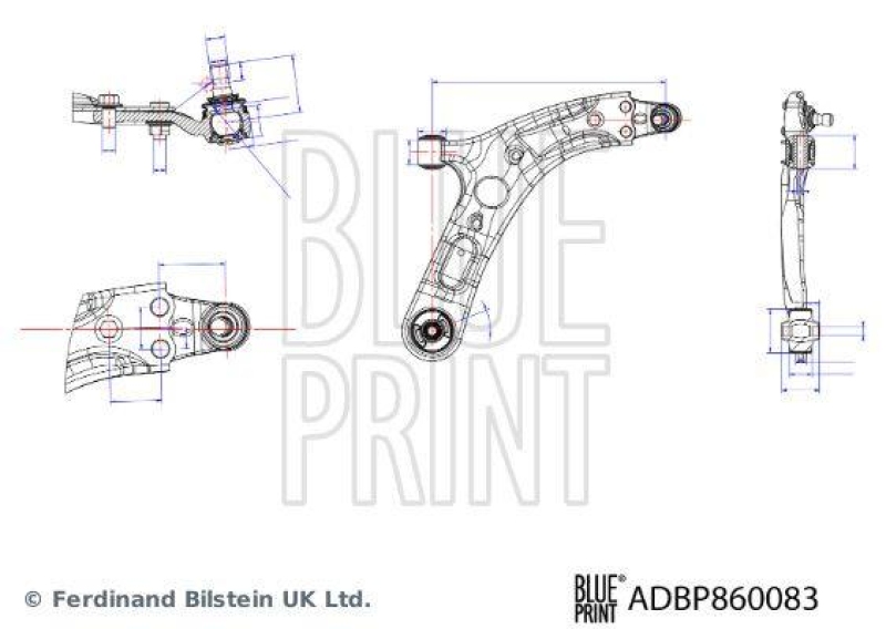 BLUE PRINT ADBP860083 Querlenker für HYUNDAI