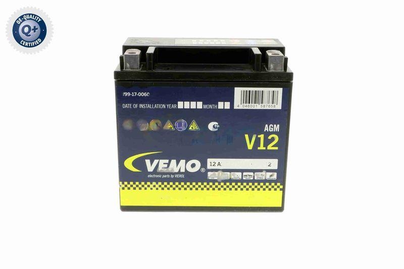 VEMO V99-17-0060 Versorgungsbatterie 12 Ah, Cca [En]: 200 A V12Agm für MERCEDES-BENZ