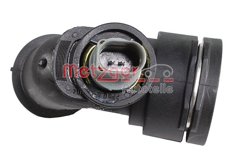 METZGER 4010115 Kühlmittelflansch für AUDI/SEAT/SKODA/VW OHNE DICHTUNG