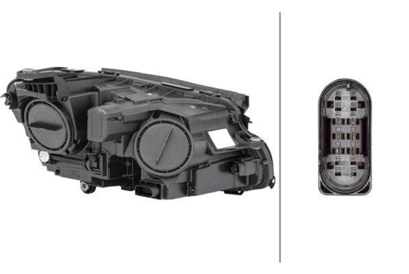 HELLA 1LG 012 076-071 Heckscheinwerfer links Halogen MB