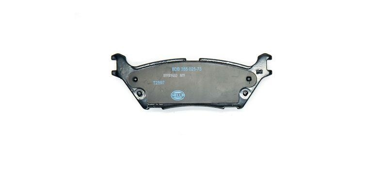 HELLA 8DB 355 025-731 Bremsbelagsatz, Scheibenbremsbelag für FORD USA