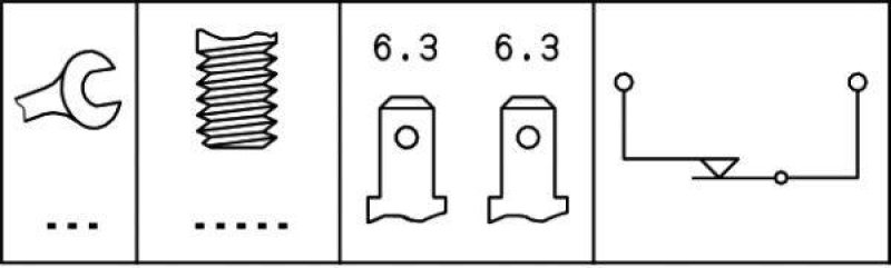 HELLA 6DF 006 551-001 Bremslichtschalter für FORD/VOLVO/MB/MAZDA