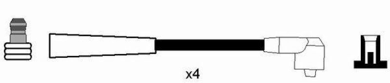 NGK 2584 Zündleitungssatz RC-FD1205 |Zündkabel