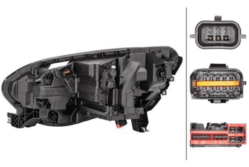 HELLA 1EX 012 293-621 Heckscheinwerfer rechts LED RENAULT