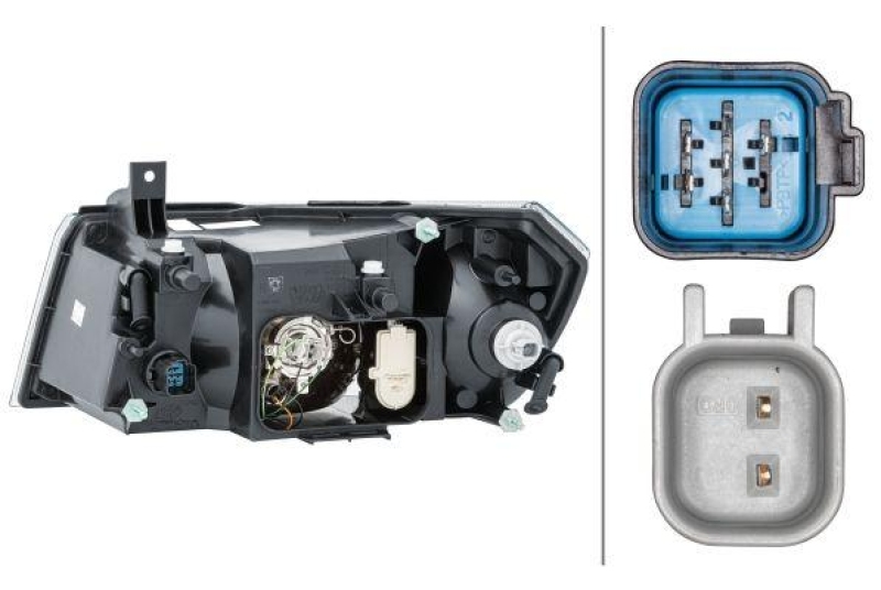 HELLA 1LG 354 024-061 Hauptscheinwerfer, rechts für FORD