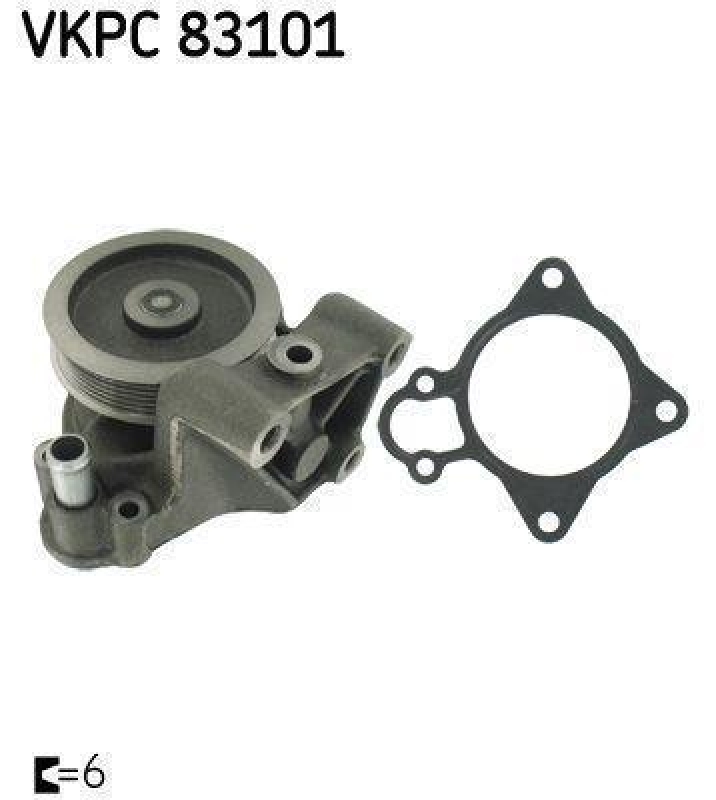 SKF VKPC 83101 Wasserpumpe