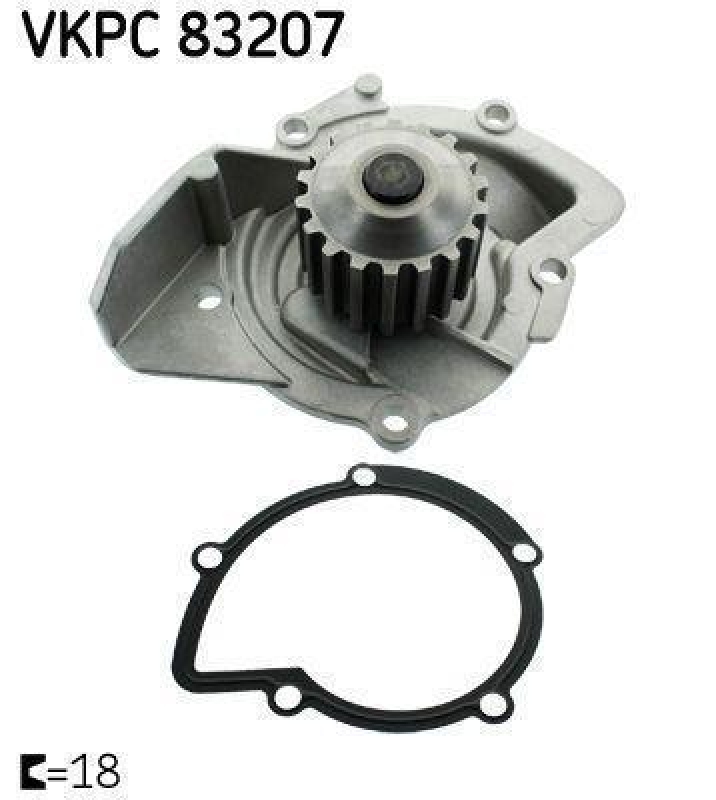 SKF VKPC 83207 Wasserpumpe