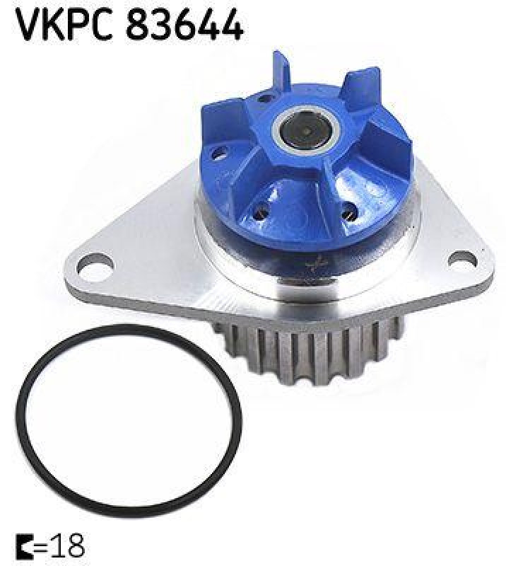 SKF VKPC 83644 Wasserpumpe