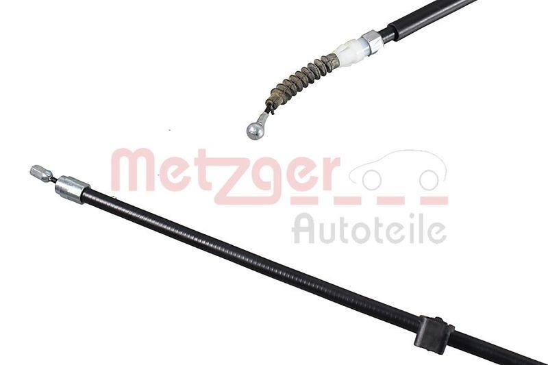 METZGER 11.5828 Seilzug, Feststellbremse für OPEL hinten links