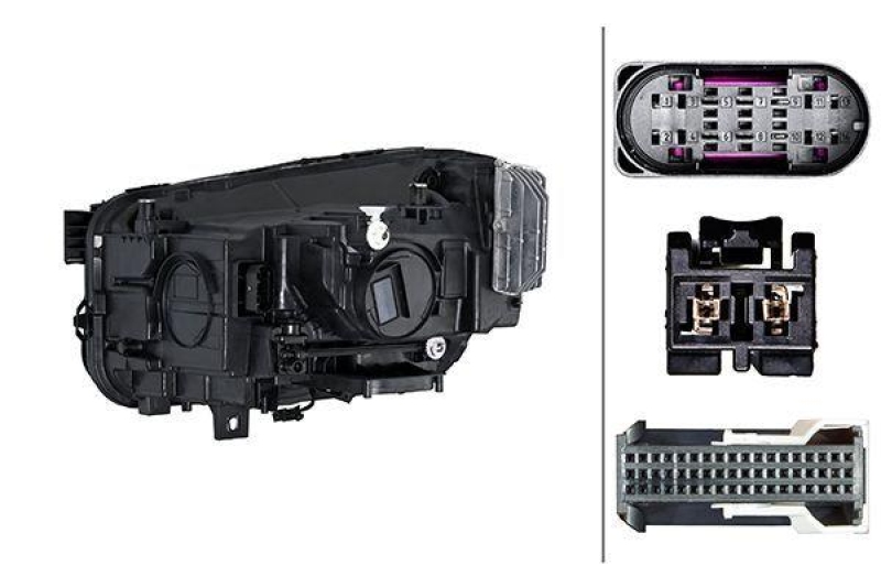 HELLA 1EX 013 080-521 Heckscheinwerfer rechts LED MB