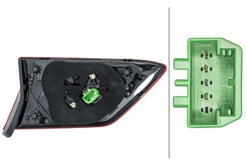 HELLA 2SA 012 522-121 Heckleuchte rechts LED VW