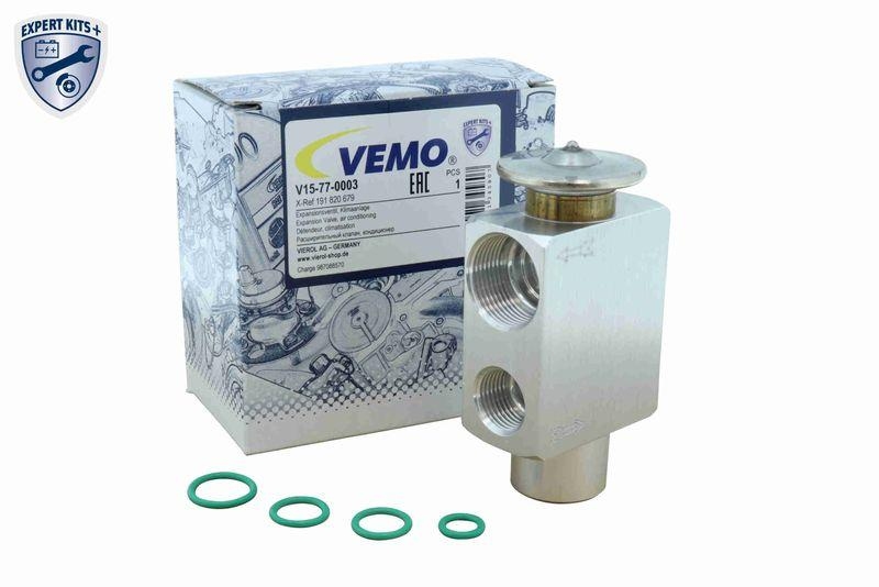 VEMO V15-77-0003 Expansionsventil, Klimaanlage mit Dichtungen für VW