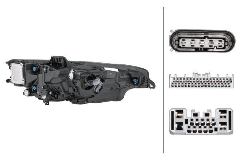 HELLA 1EX 013 501-911 Heckscheinwerfer links LED VOLVO