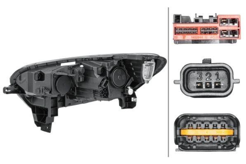 HELLA 1EX 013 888-101 Heckscheinwerfer rechts LED RENAULT