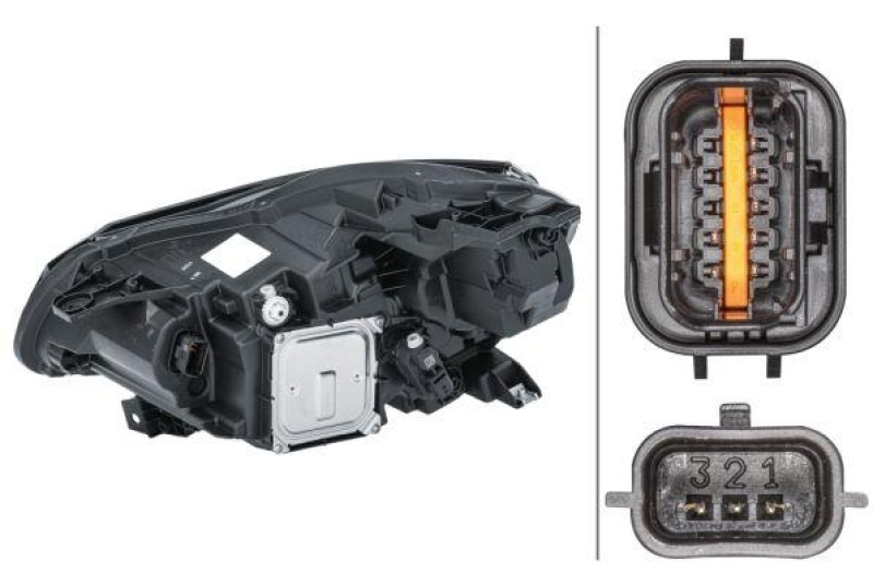 HELLA 1EX 013 930-821 Heckscheinwerfer rechts LED RENAULT