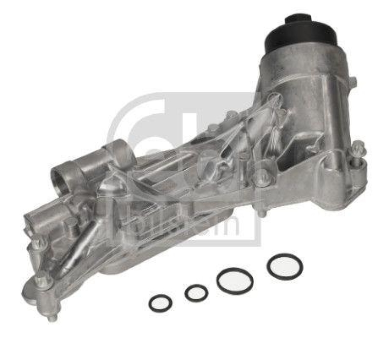 FEBI BILSTEIN 182119 Ölfiltergehäuse mit Ölfilter und Ölkühler für Opel