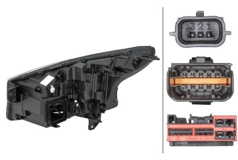 HELLA 1EX 014 031-101 Heckscheinwerfer rechts LED RENAULT