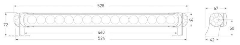 HELLA 2XD 958 130-661 AScheinwerfer LB470R LED