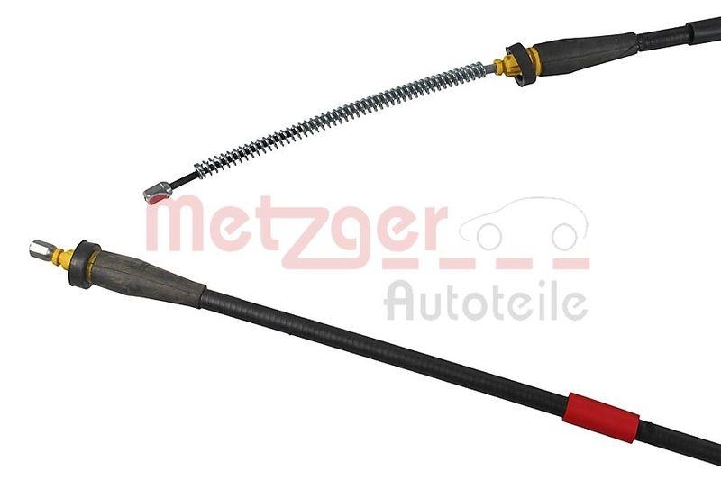 METZGER 11.6604 Seilzug, Feststellbremse für RENAULT hinten links