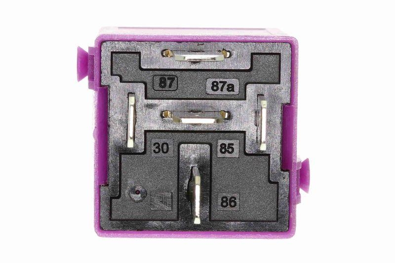 VEMO V20-71-0004 Relais 12V, 5 Pins, Wechsler, Violett 5 Pins für BMW