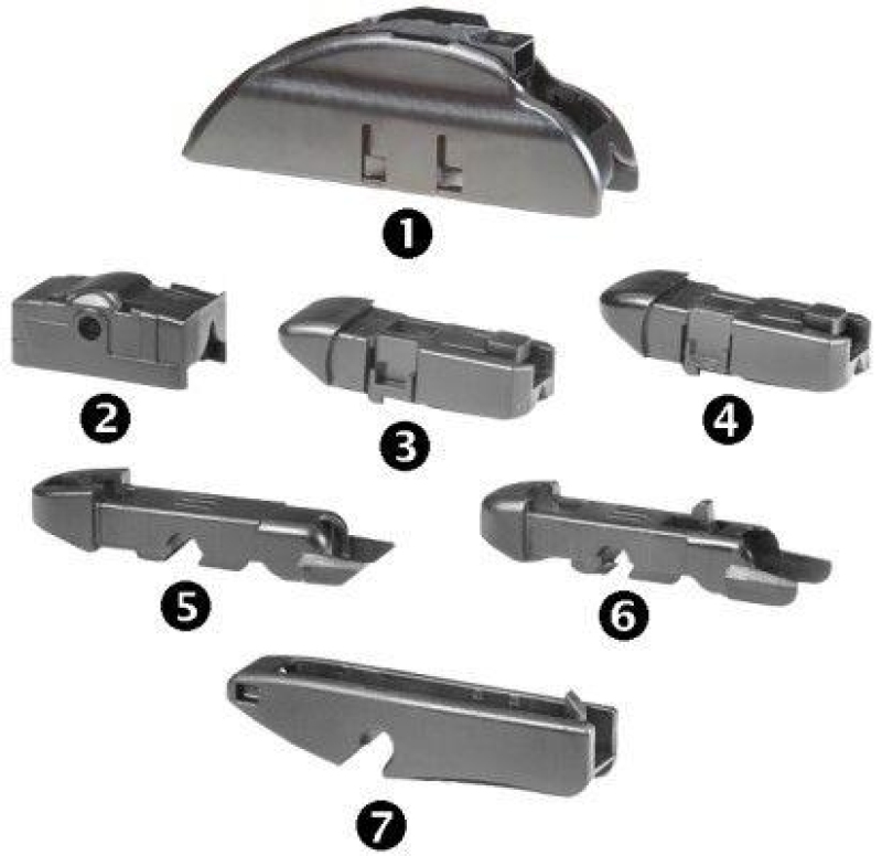 HELLA 9XW197765-151 Wischblatt WBU15 Scheibenwischer 380 mm vorne