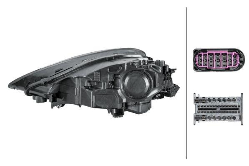 HELLA 1EX 014 690-041 Heckscheinwerfer rechts LED PORSCHE