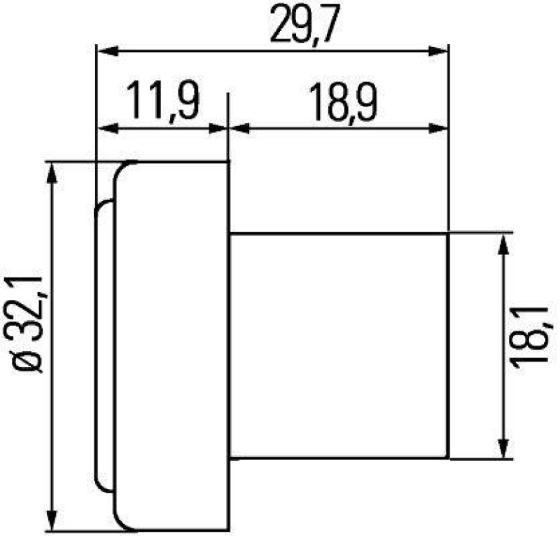 HELLA 2PF 340 825-057 Positionsleuchte LED