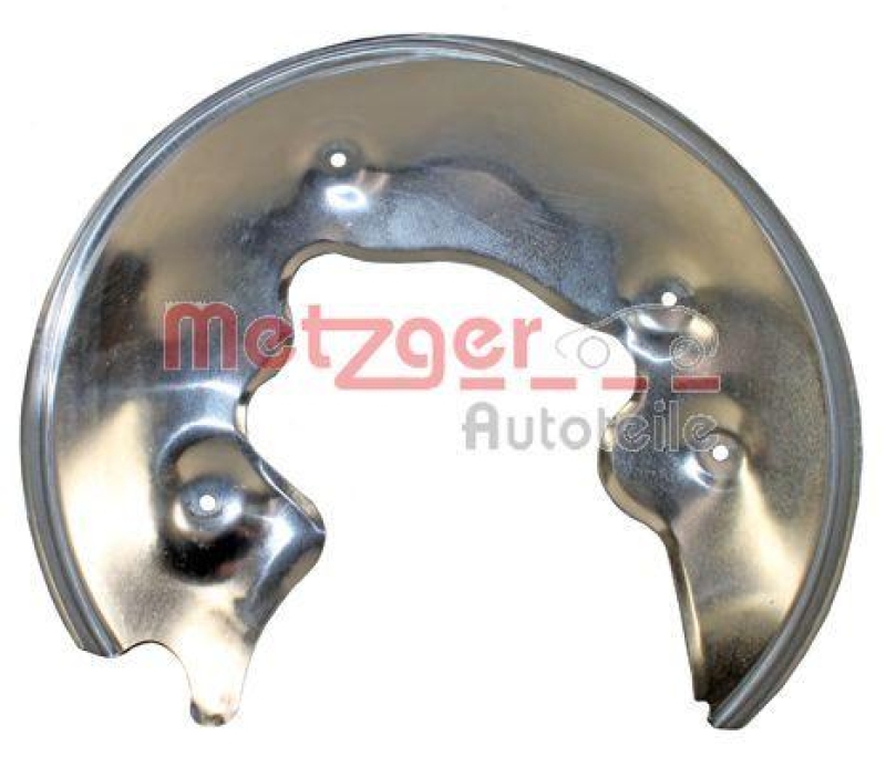 METZGER 6115077 Spritzblech, Bremsscheibe für AUDI HA links