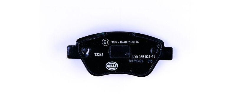 HELLA 8DB 355 021-131 Bremsbelagsatz, Scheibenb