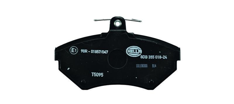 HELLA 8DB 355 018-241 Bremsbelagsatz, Scheibenbremsbelag für VW/SEAT