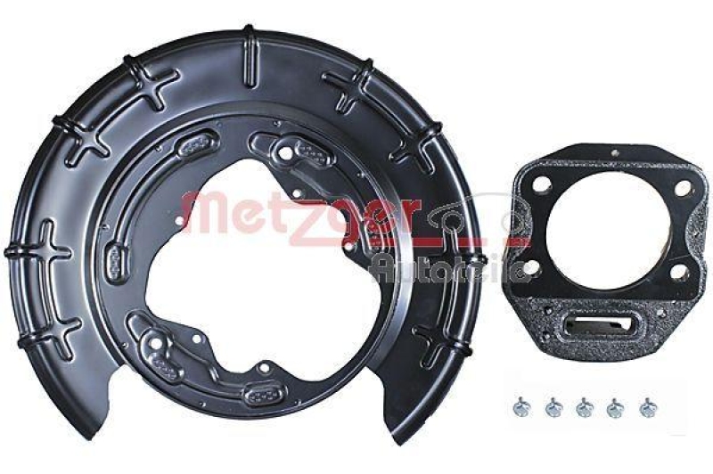 METZGER 6115121 Spritzblech, Bremsscheibe für HYUNDAI/KIA HA links