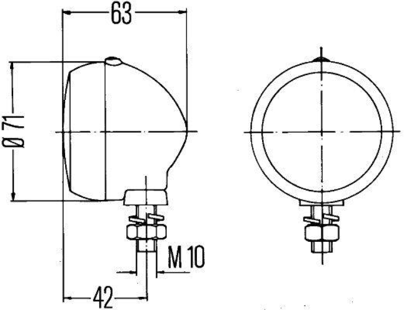 HELLA 2PF 001 648-161 Positionsleuchte