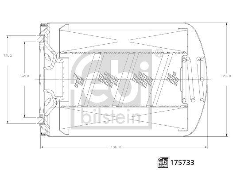 FEBI BILSTEIN 175733 Kühlmittelfilter für DAF