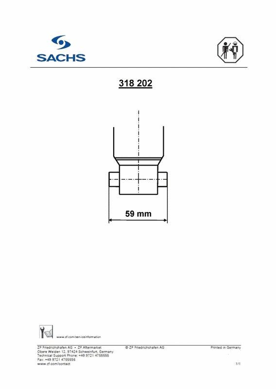 SACHS 318202 Stoßdämpfer