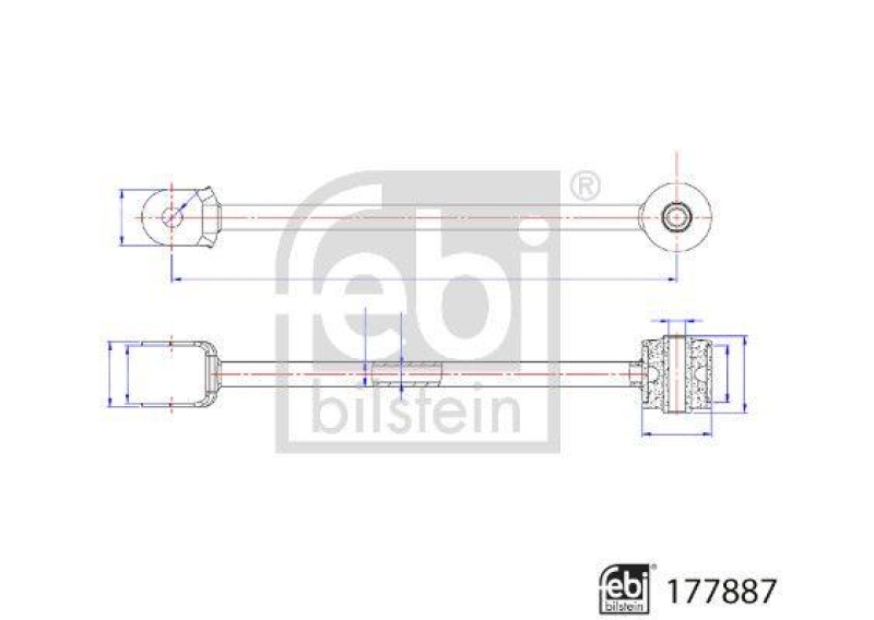 FEBI BILSTEIN 177887 Querlenker für NISSAN